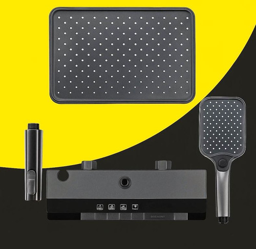 دوش پیانویی دودی Hyshin مدل 2222 با LED