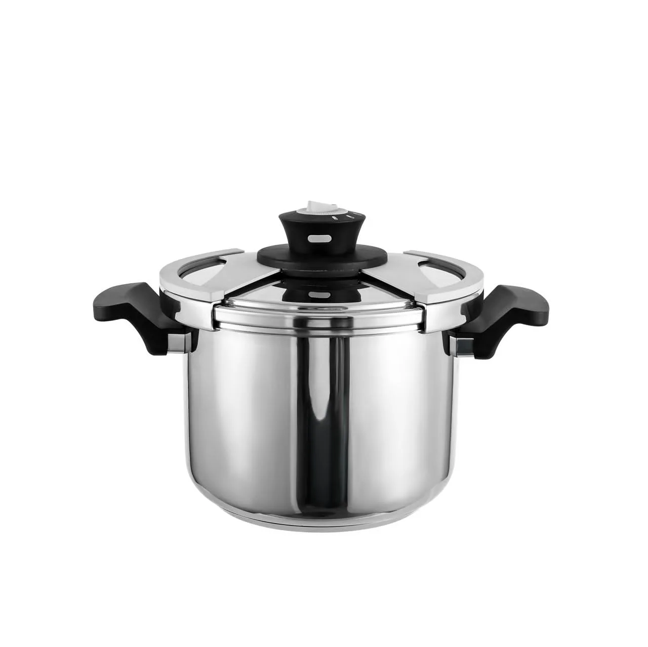زودپز کلیپسی زیکو مدل ZC-3080 نمای جلو - طراحی مدرن و بدنه استیل